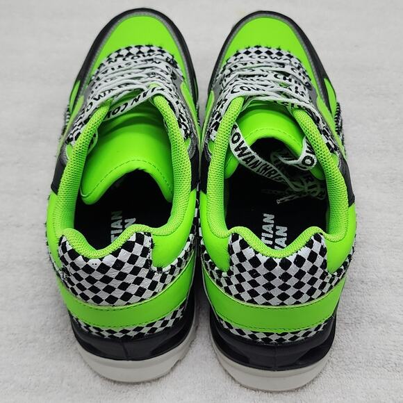 ASOS DESIGN × CHRISTIAN COWAN CHUNKY TRAINERS LADIES 6 NEON GREEN REFLECTIVE - Picture 11 of 16
